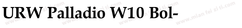 URW Palladio W10 Bol字体转换